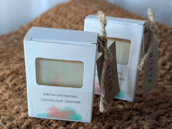 Savon naturel - Cantaloup/Orange MK Création