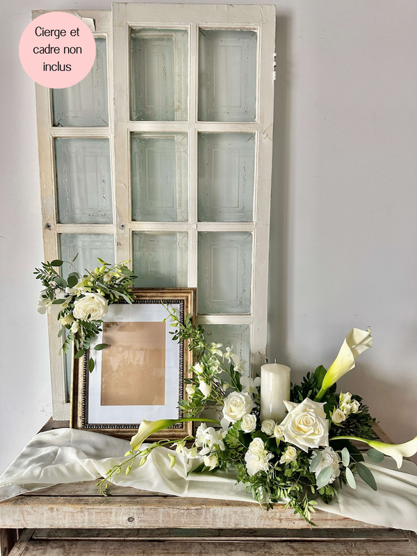 Arrangement cierge - Collection Envol