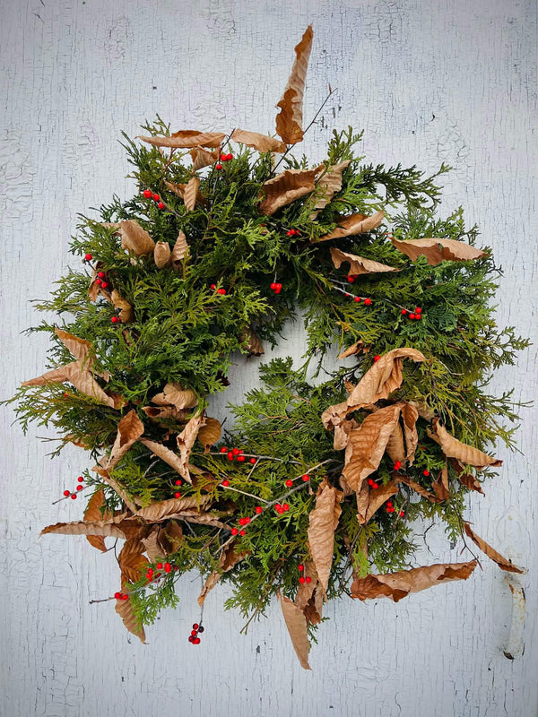 Couronne hivernale naturelle