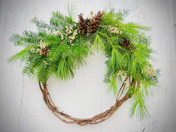Couronne hivernale naturelle