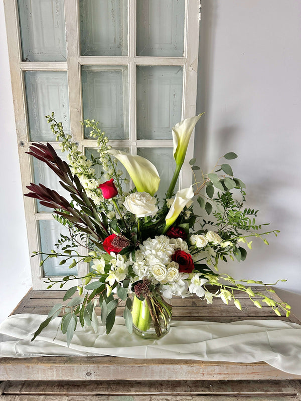 Duo de bouquets - Collection Classique (vases inclus)