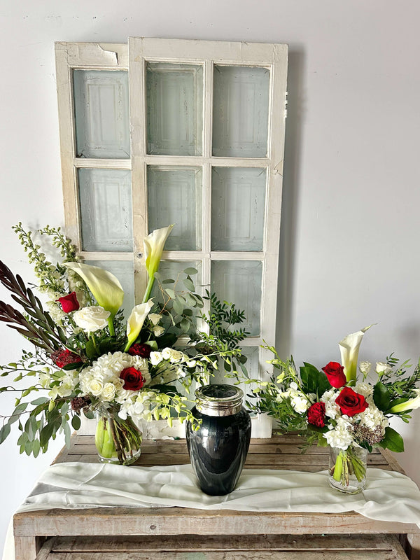 Duo de bouquets - Collection Classique (vases inclus)