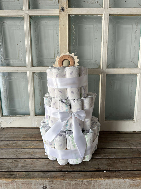 Diaper cake - classic white