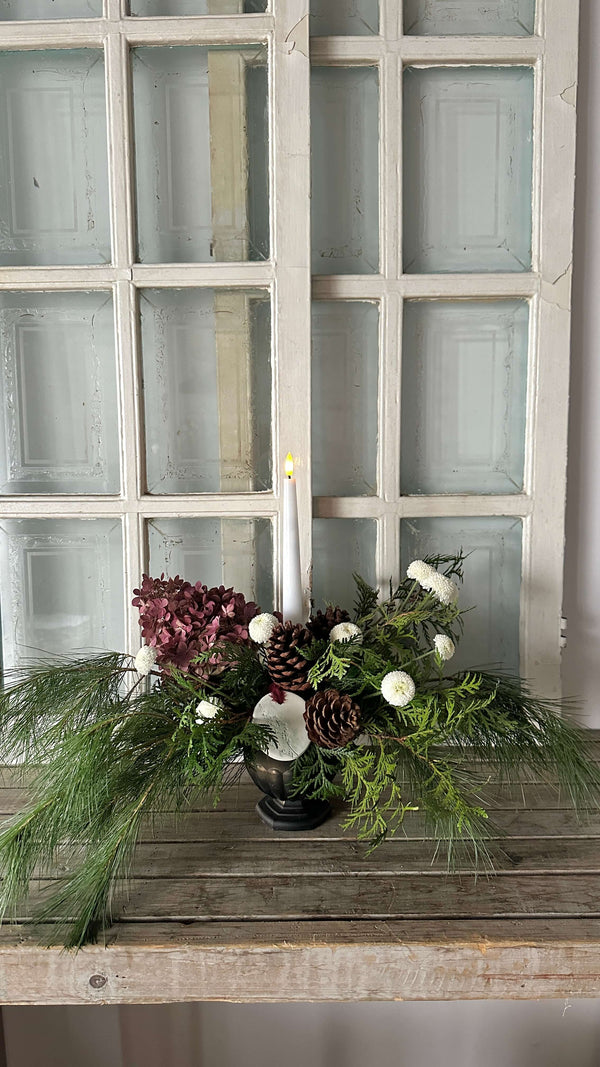 Winter centerpiece