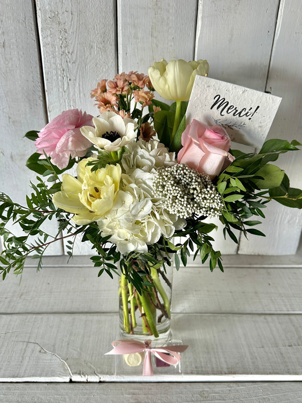 Le kit de bouquet (vase non inclus)