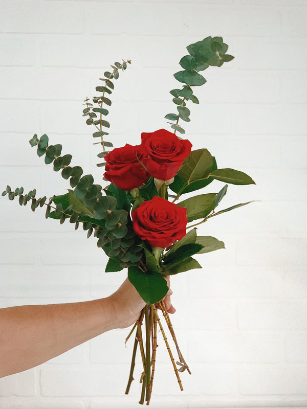 Bouquet of 3 roses