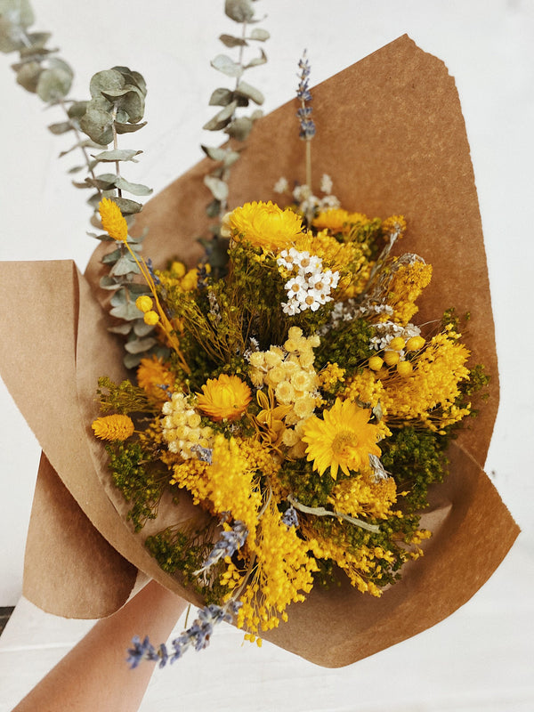 Dry bouquet - yellow