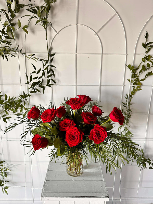 Bouquet de roses rouges - Spécial St-Valentin