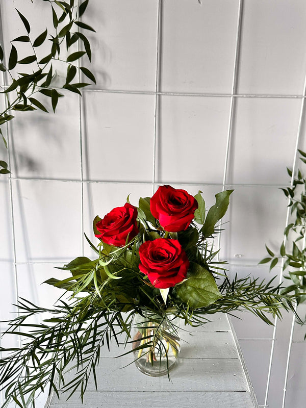 Bouquet de roses rouges - Spécial St-Valentin