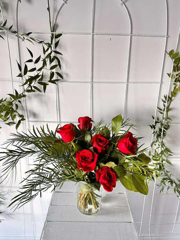 Bouquet de roses rouges - Spécial St-Valentin