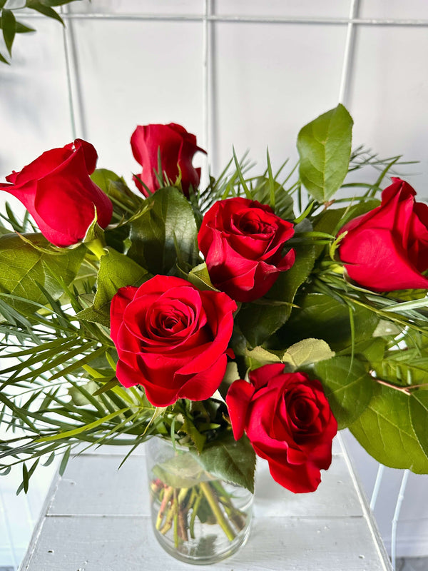 Bouquet de roses rouges - Spécial St-Valentin