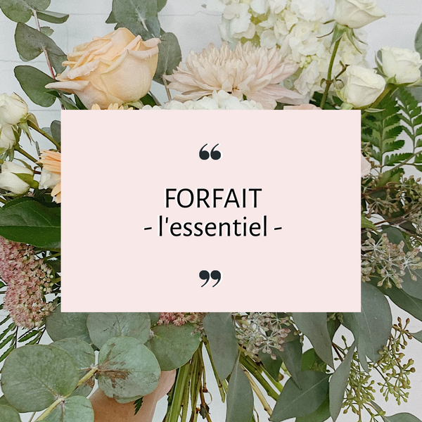 Forfait - L' Essentiel ! (4 bouquets)